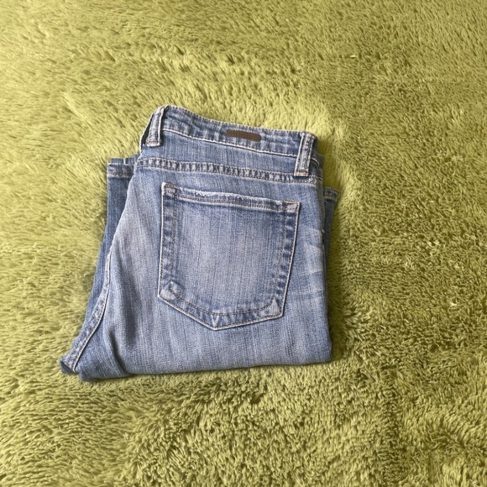 KUT from the Kloth Womens Catherine Boyfriend Jeans Size 4 Light Blue Distressed
